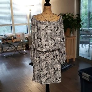 White House Black Market Off The Shoulder Dress XL